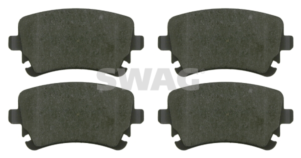 set placute frana,frana disc 30 91 6588 SWAG